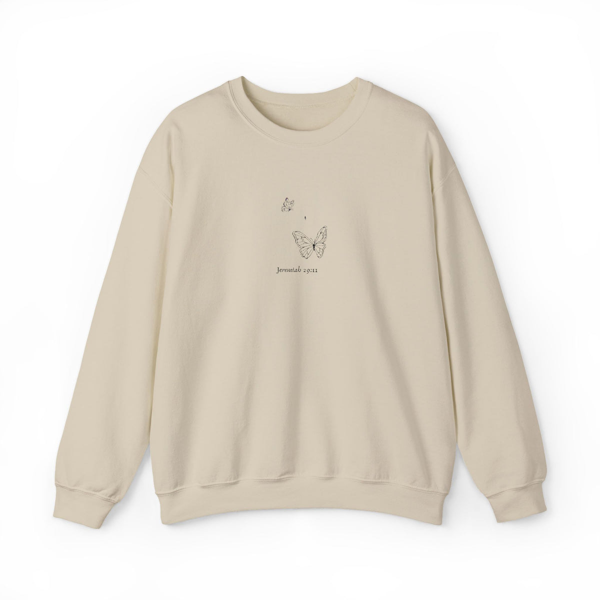 Bible Verse Embroidered Crewneck