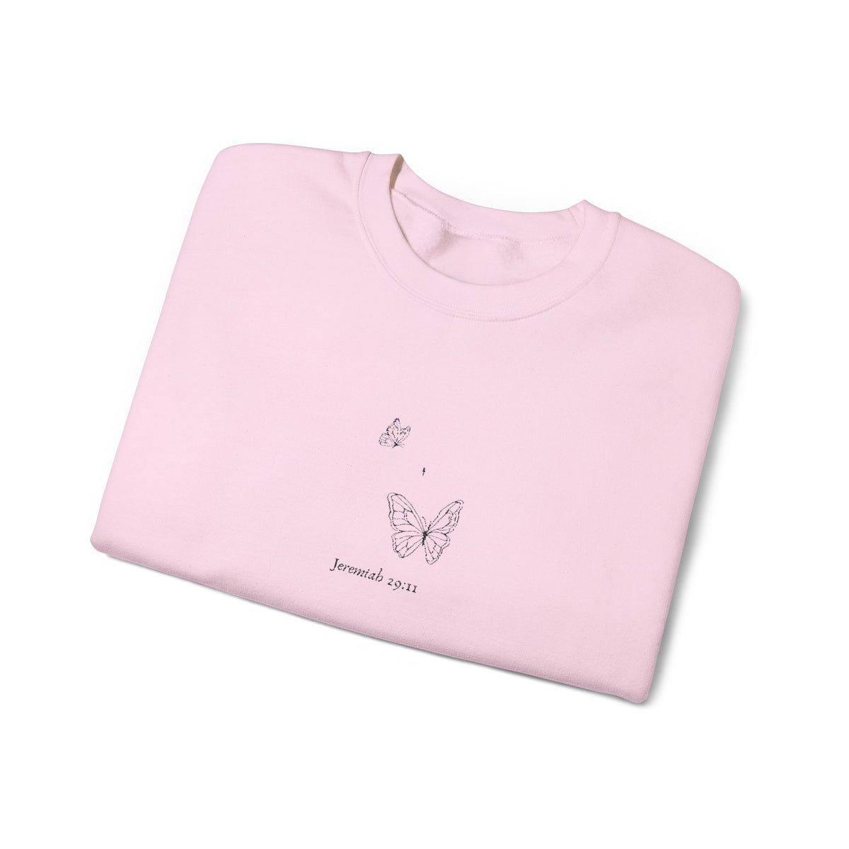 Bible Verse Embroidered Crewneck
