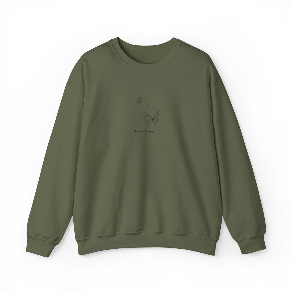 Bible Verse Embroidered Crewneck