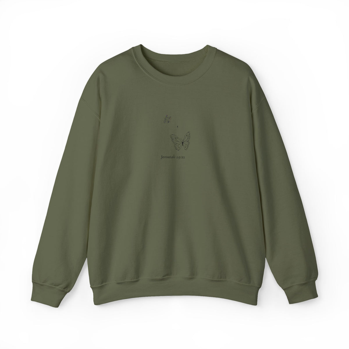 Bible Verse Embroidered Crewneck