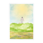 Jesus Walking in Meadow Vinyl Decal — Inspirational Christian Sticker