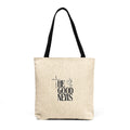 Woven Tote — The Good News Canvas Tote Bag