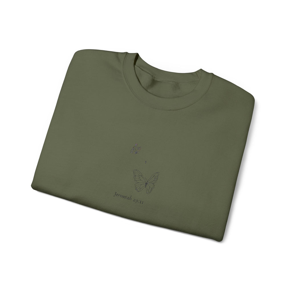 Bible Verse Embroidered Crewneck