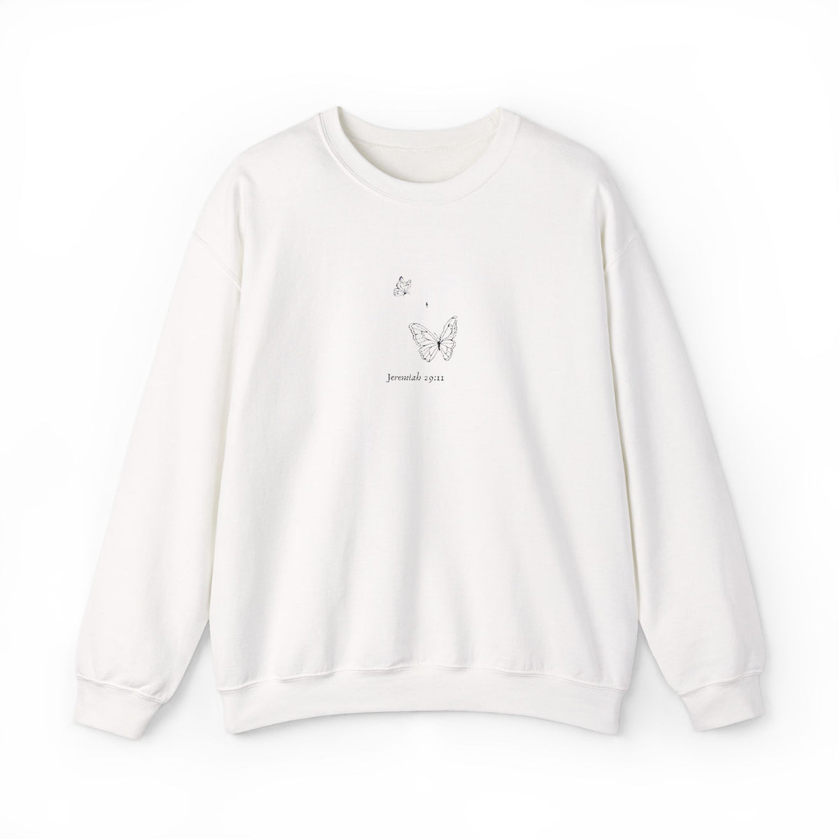 Bible Verse Embroidered Crewneck