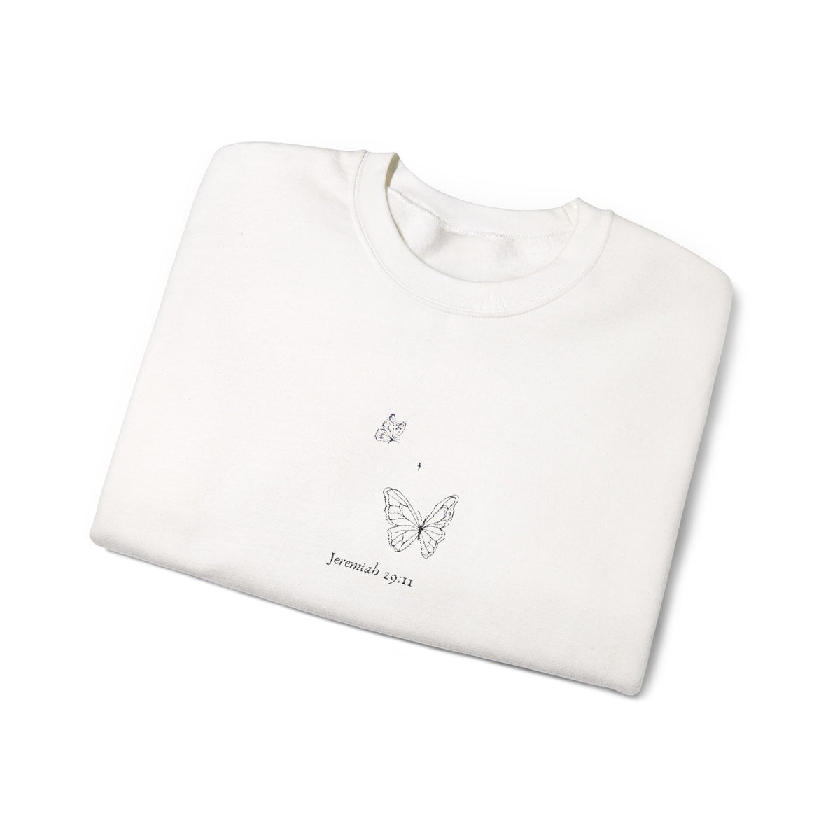 Bible Verse Embroidered Crewneck