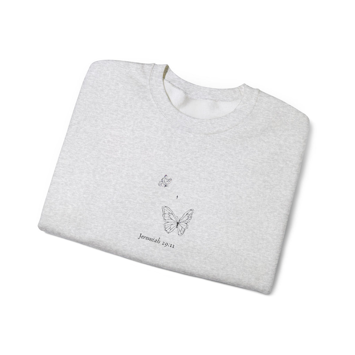 Bible Verse Embroidered Crewneck