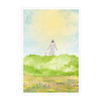 Jesus Walking in Meadow Vinyl Decal — Inspirational Christian Sticker