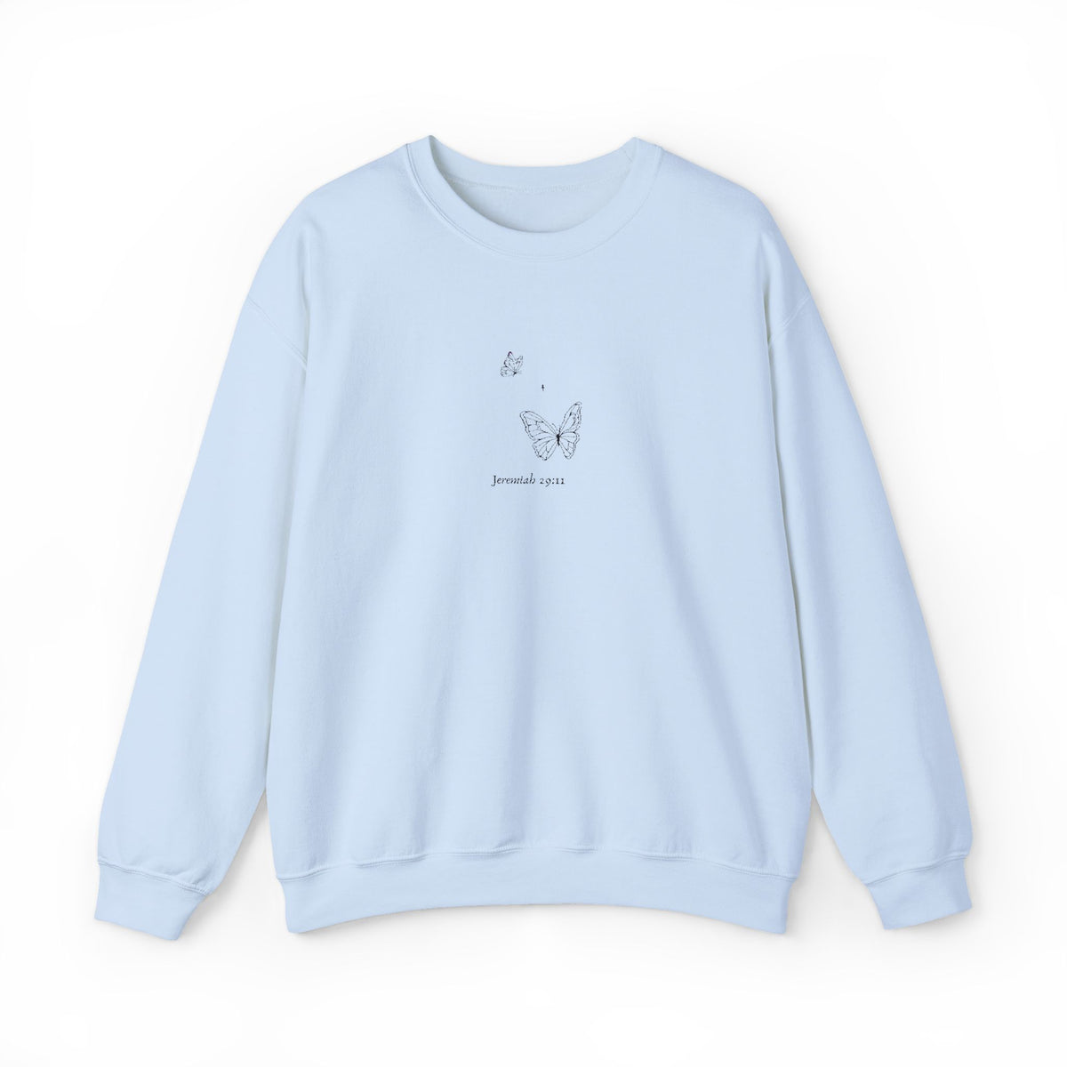 Bible Verse Embroidered Crewneck